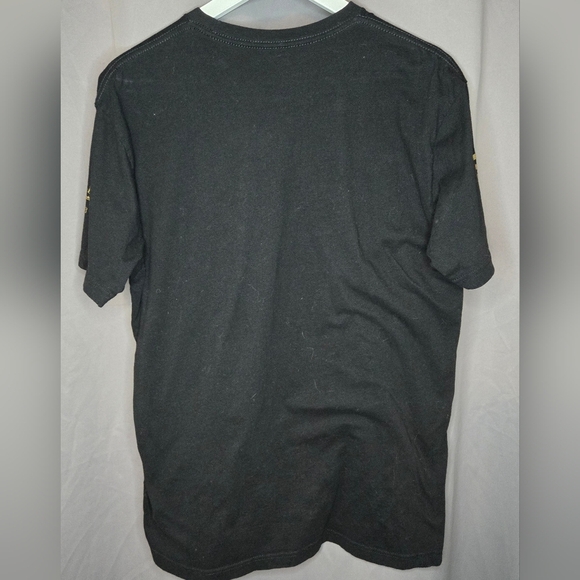 Grunt Style Mens L T Shirt American Flag Skull Military Civil Service Black USA - Picture 5 of 7